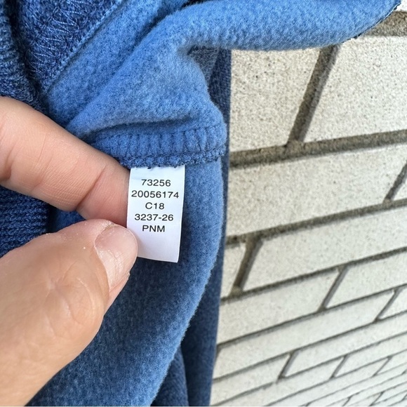 Duluth Trading Co. Men's Silver Lining Sweater Fleece Pullover Blue - Picture 9 of 9